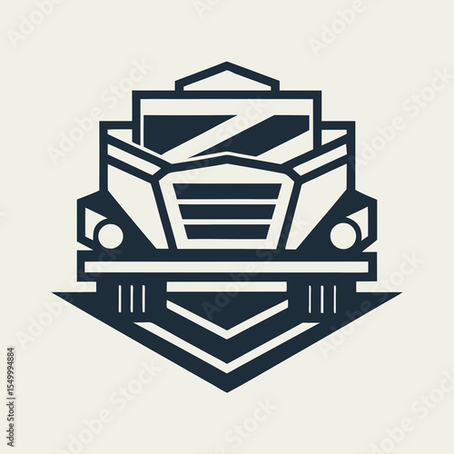 Premium trucking company ready made logo. 18 wheeler semi truck logo vector. Best for trucking and freight related industry