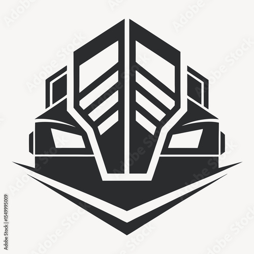 Premium trucking company ready made logo. 18 wheeler semi truck logo vector. Best for trucking and freight related industry