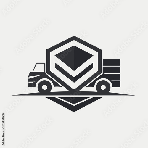 Premium trucking company ready made logo. 18 wheeler semi truck logo vector. Best for trucking and freight related industry
