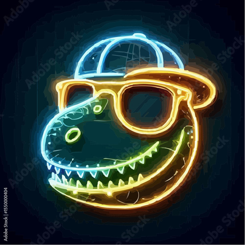 alternative digital art of a fun dinosaur 39