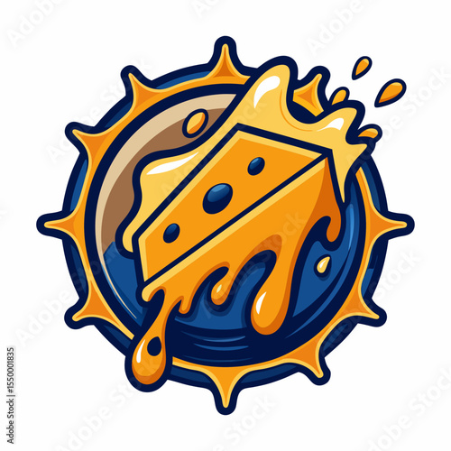 Dairy products and milk icons of bottle and butter, sour cream and curd, cheese, yogurt or kefir in pitcher, cottage cheese and fresh cream in bowl for milk shop, store or market
