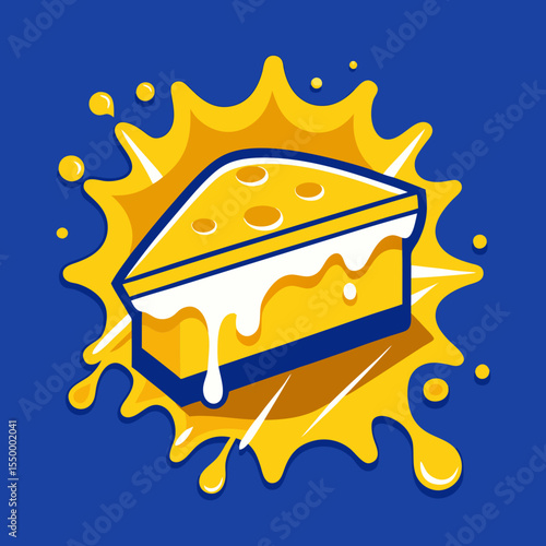 Dairy products and milk icons of bottle and butter, sour cream and curd, cheese, yogurt or kefir in pitcher, cottage cheese and fresh cream in bowl for milk shop, store or market