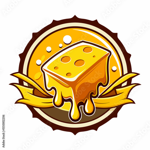 Dairy products and milk icons of bottle and butter, sour cream and curd, cheese, yogurt or kefir in pitcher, cottage cheese and fresh cream in bowl for milk shop, store or market