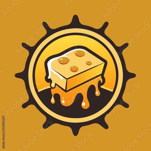 Dairy products and milk icons of bottle and butter, sour cream and curd, cheese, yogurt or kefir in pitcher, cottage cheese and fresh cream in bowl for milk shop, store or market