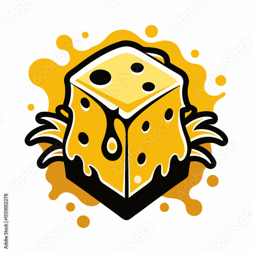 Dairy products and milk icons of bottle and butter, sour cream and curd, cheese, yogurt or kefir in pitcher, cottage cheese and fresh cream in bowl for milk shop, store or market