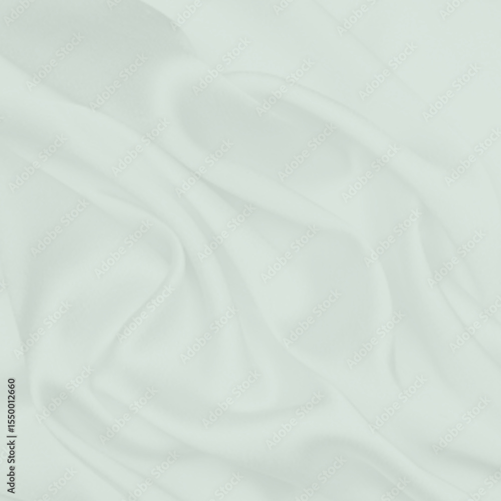Fototapeta premium Soft white fabric texture with gentle folds and smooth flowing drapery, ideal for elegant designs, backgrounds, invitations, fashion mockups, and minimalist graphic projects.