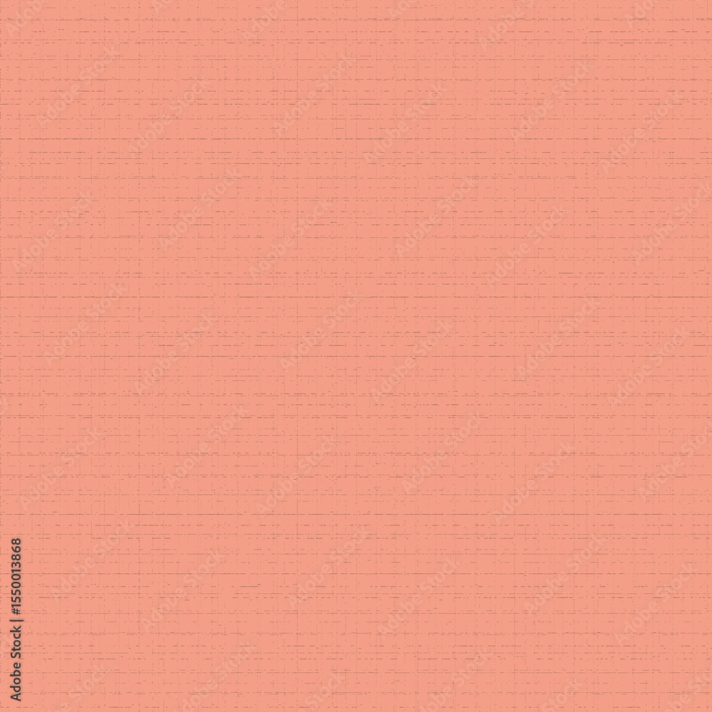 Fototapeta premium Soft peach linen texture with subtle woven crosshatch pattern and gentle vintage grain, ideal for invitations, stationery, packaging, scrapbooking, branding, and creative graphic projects.