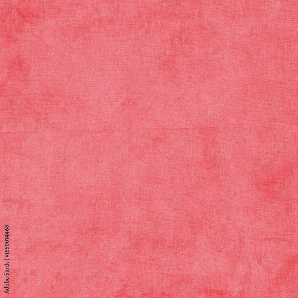 Fototapeta premium Bright coral textured background with soft vintage grain and subtle worn details, ideal for invitations, scrapbooking, posters, feminine designs, and creative graphic projects.