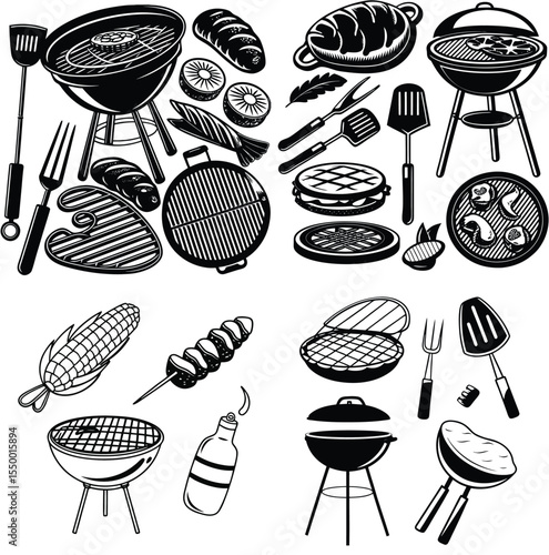some necessary icon design set vector art 