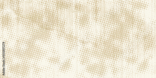 Ecru gradient with texture of eggshell. Pastel light beige background, modern dotted vector design, paper texture modern arts dot