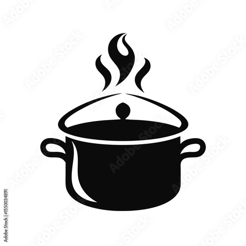 cooking pot vector illustration