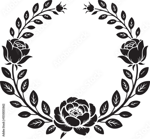 Flower Silhouette vector illustration