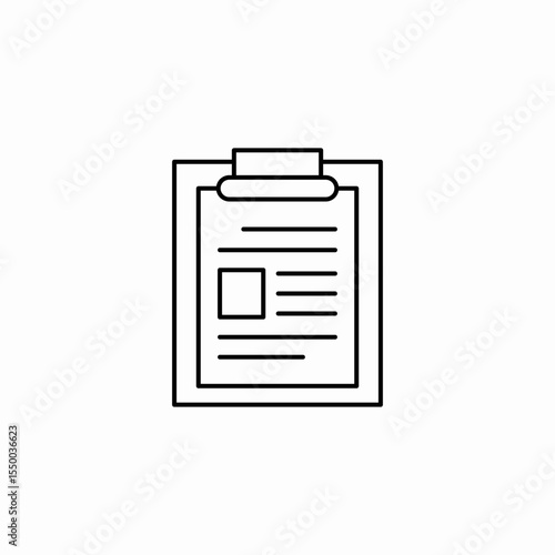 checklist paper notes icon sign vector