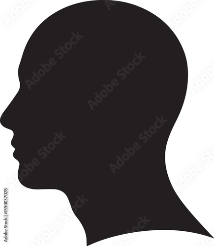 Head Silhouette vector illustration