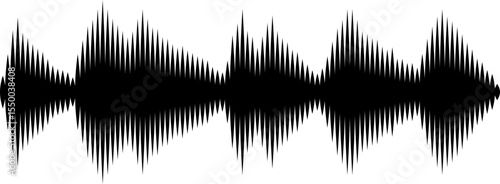 Abstract Sound Waveform Audio Frequency Graphic Illustration