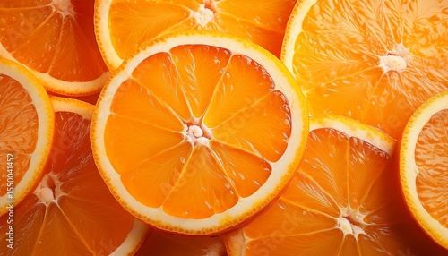 juicy slices of orange macro photography