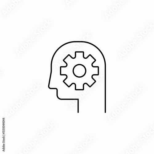 head gear icon sign vector