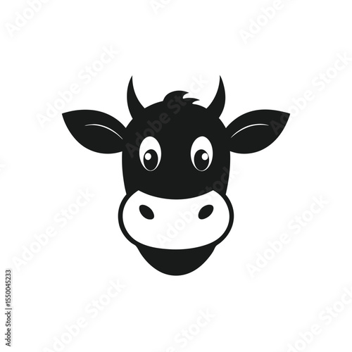 headshot of smiling cow doodle logo