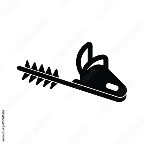 hedge trimmer landscaping logo