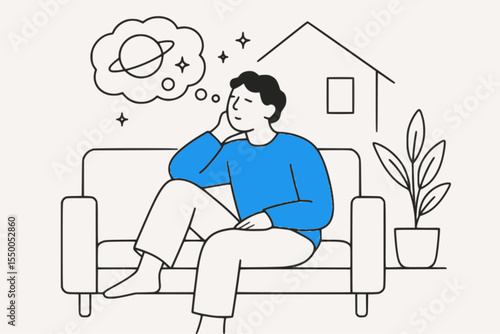 Flat Lifestyle Character Illustration Set