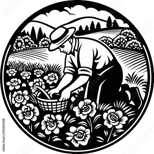 Farm Flower Harvest