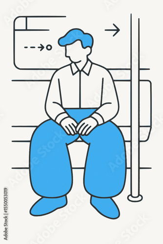 Flat Lifestyle Character Illustration Set