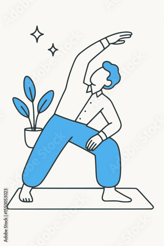 Flat Lifestyle Character Illustration Set