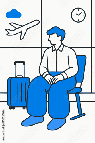 Flat Lifestyle Character Illustration Set