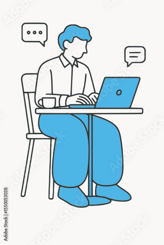 Flat Lifestyle Character Illustration Set