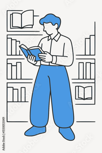 Flat Lifestyle Character Illustration Set