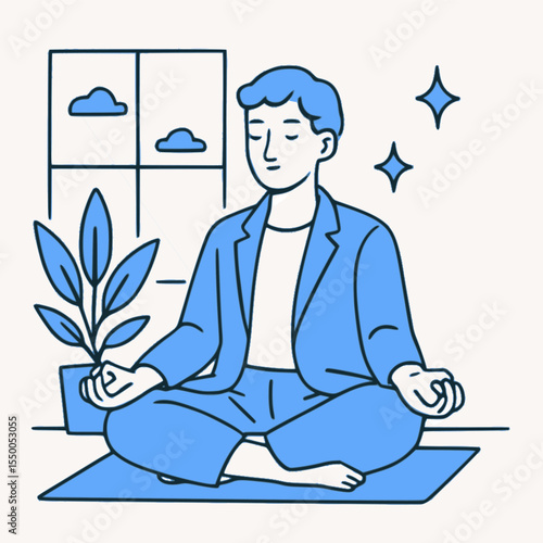 Flat Lifestyle Character Illustration Set