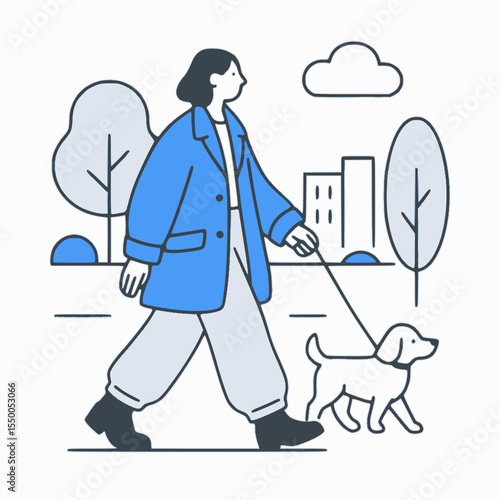 Flat Lifestyle Character Illustration Set