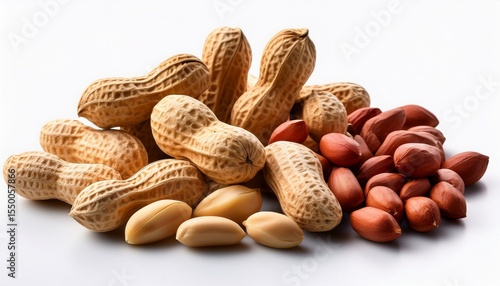 Wallpaper Mural peeled unpeeled and whole shell peanuts Torontodigital.ca