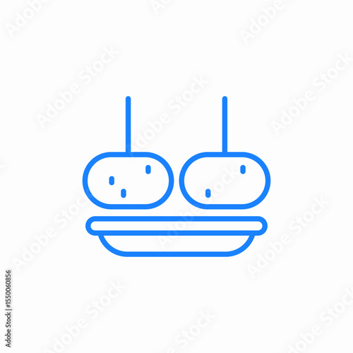 arab cuisine icon sign vector