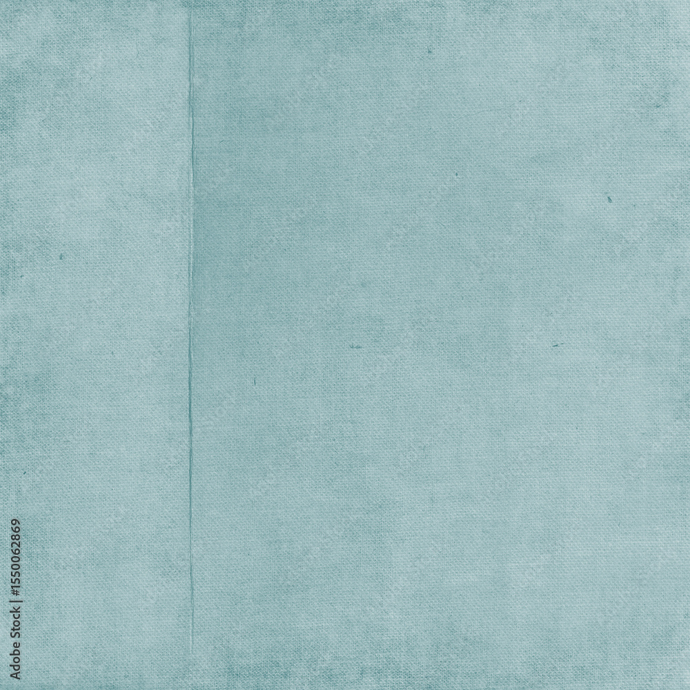 Fototapeta premium Vintage aqua blue grunge texture with subtle worn details, faded paper effect, ideal for scrapbooking, invitations, posters, digital art, web design, and abstract backgrounds.