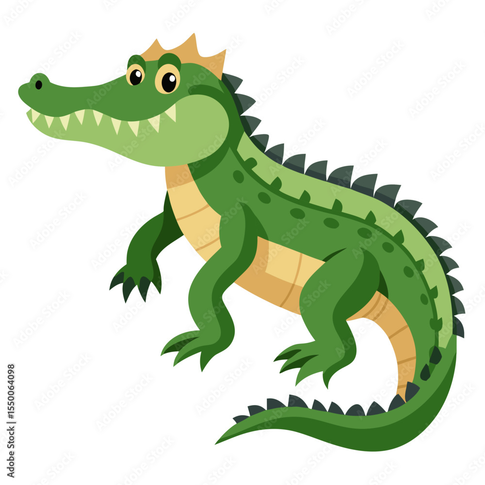 Fototapeta premium green dragon cartoon