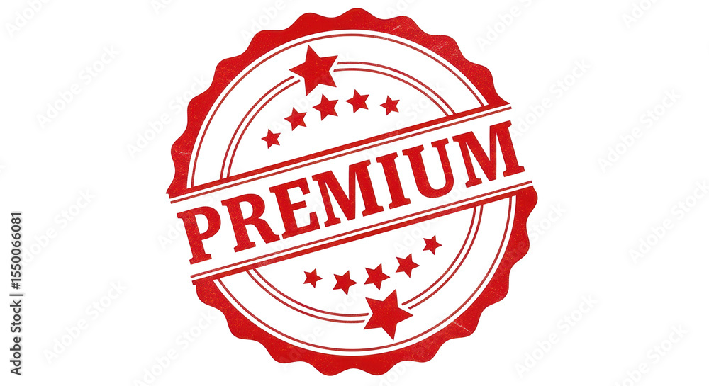 Obraz premium Isolated Premium Stamp