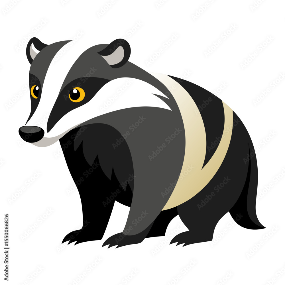 Obraz premium vector illustration of a zebra
