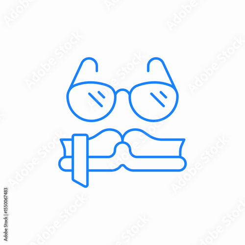 reading glasses icon sign vector