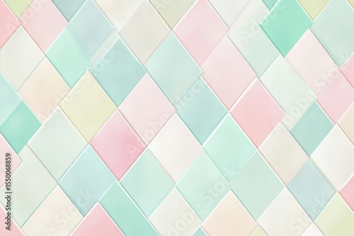 Pastel Diamond Mosaic