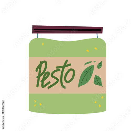 Pesto Sauce in a Jar.