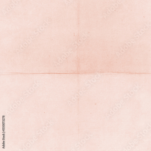Foto Soft pastel pink folded paper texture with subtle creases, gentle shading, and minimalist vintage tones