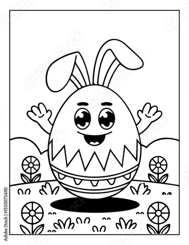 cute easter day coloring pages