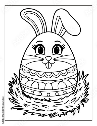 cute easter day coloring pages