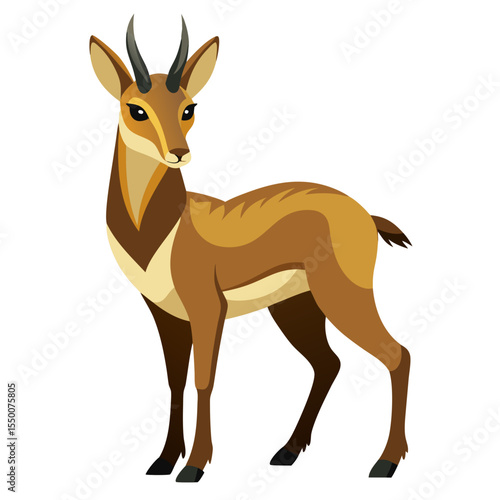 Chamois Silhouette Vector