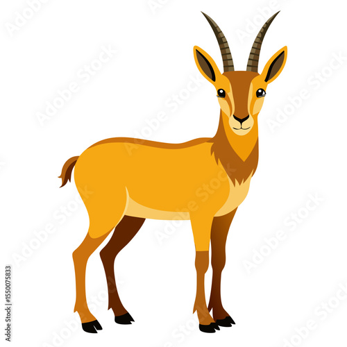 Chamois Silhouette Vector
