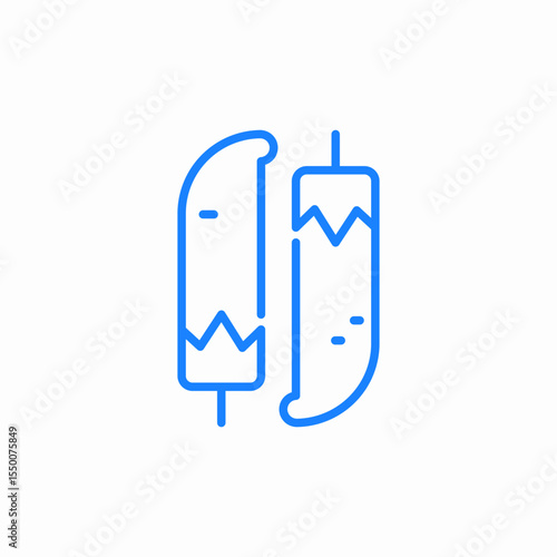chili pepper icon sign vector