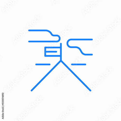 final destination icon sign vector