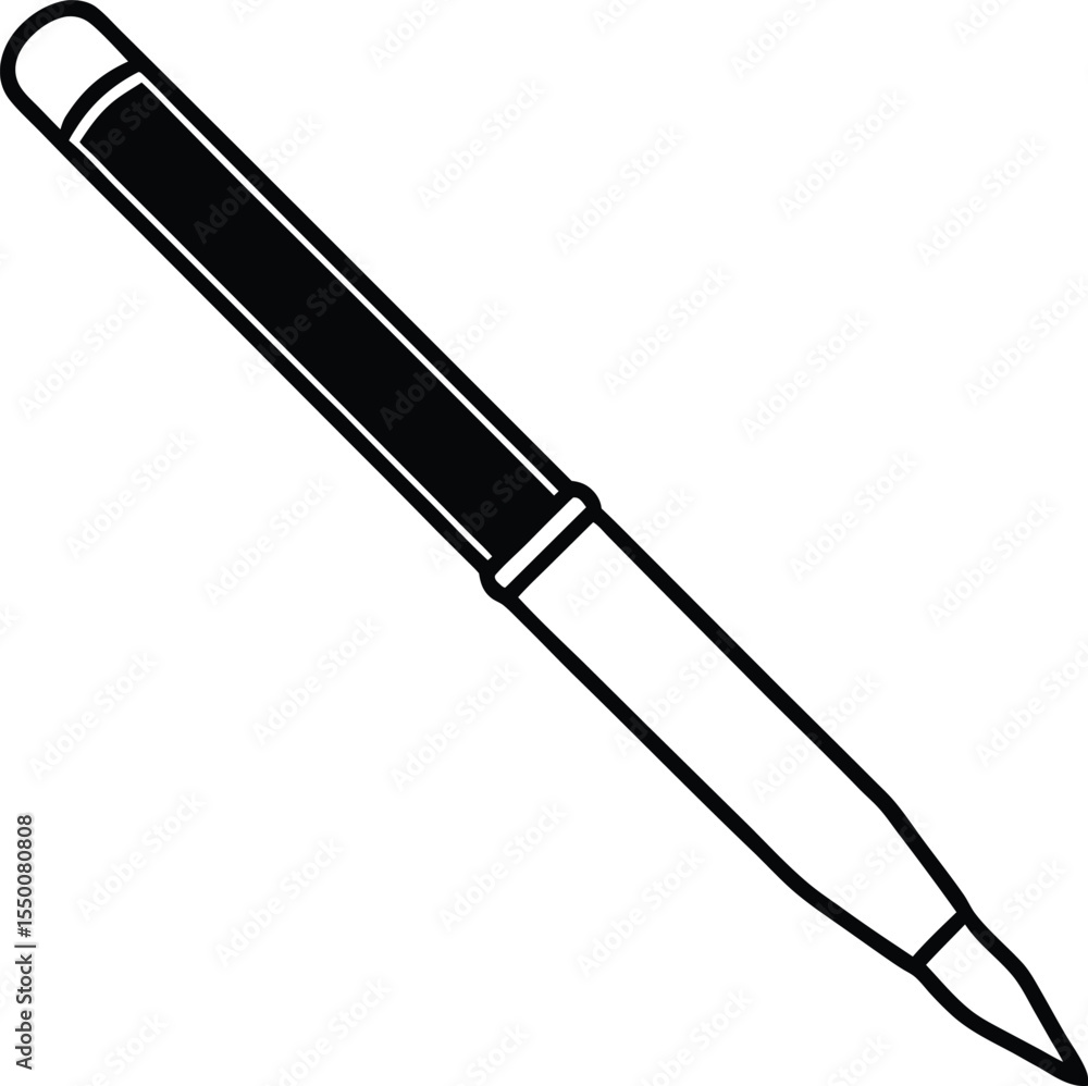 pen icon line art vector illustration on transparent background
pen icon line art vector illustration on transparent background