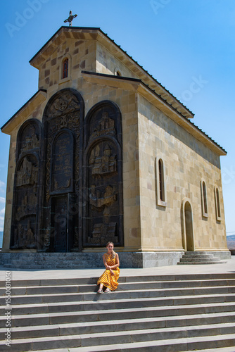 a girl at the Church of the Annunciation of the Blessed Virgin Mary